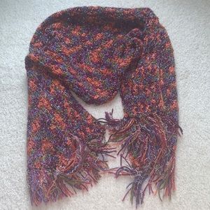 Colorful Fringe Scarf